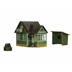 Сборная модель Умная Бумага Летний домик (эпоха IV) 1966-1985 СССР (300) 1:87