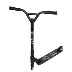 Трюковой самокат ALFA SPORT AS-002b пластиковые ступицы, черный