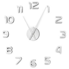 Часы настенные кварцевые 3D Decor "Oracle" 50 см серебро