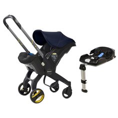 Автокресло-переноска группа 0+ (до 13 кг) Doona + Isofix, royal blue