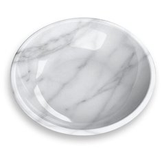 Миска для животных TARHONG "Carrara Marble", белый мрамор, 13х13х2.8см (180мл)