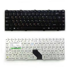 Клавиатура для ноутбука Asus Z96, S96, Z62, Z84 Series. Г-образный Enter. Черная, без рамки. PN: V020662AK1. Top On