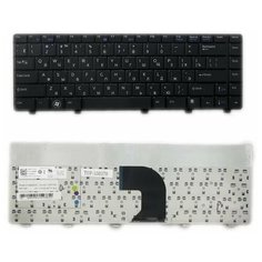 Клавиатура для ноутбука Dell Vostro 3300, 3400, 3500 Series. Плоский Enter. Черная, без рамки. PN: NSK-DH30R Top On