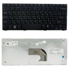 Клавиатура для ноутбука Dell Inspiron Mini 1012, 1018 series. Плоский Enter. Черная, без рамки. PN: MP-09K63SU-698.