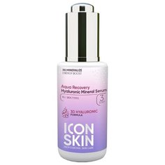 Icon Skin Aqua Recovery Hyaluronic Mineral Serum Сыворотка для лица с гиалуроновой кислотой и минералами, 30 мл