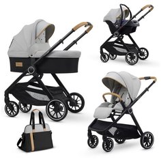 Универсальная коляска Esspero Traveler + сумка (3 в 1), grey