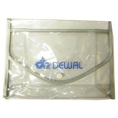 Косметичка DEWAL P004, прозрачный/серый