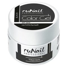 Паста гелевая Runail Professional Color Gel Натуральный черный