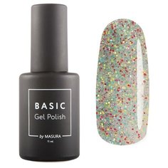 Гель-лак для ногтей Masura Basic, 11 мл, Лаймовый Твид