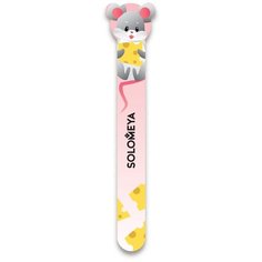 Solomeya Пилка "Mouse for good luck", 180/220 грит розовый