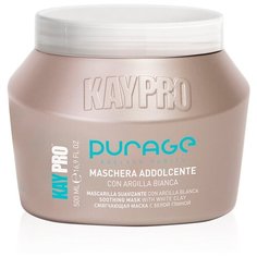 KayPro Purage Ageless Purity Смягчающая маска для волос с белой глиной, 500 мл