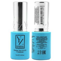 Yllozure верхнее покрытие Rubber Top Titanium+ 12 мл прозрачный