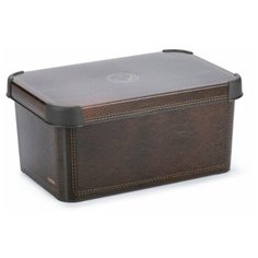 Короб (ящик) для хранения стокгольм 6л LEATHER,CURVER