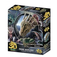 Пазл Prime 3D Super Коллаж Драконы 500 элементов