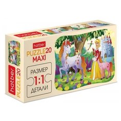 Пазл MAXI Hatber Принцесса 20 элементов 230Х165мм