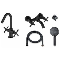 Orange Mia M34-311b душевой набор, черный матовый