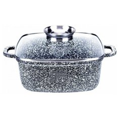 Жаровня-сотейник квадратный с крышкой EB-3971, 2.8 л. Edenberg