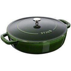 Сотейник Staub Chistera, 28 см, с крышкой, базилик