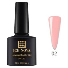 Гель ICE NOVA Universal Builder Gel конструирующий для моделирования и укрепления, 10 мл 02