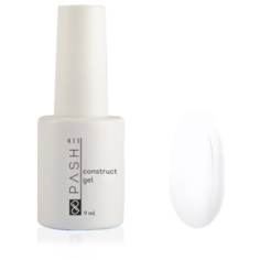 Гель PASHE Construct Gel моделирующий камуфлирующий, 9 мл №17 прозрачный