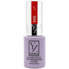 Гель-лак для ногтей Yllozure Nail Professional System, 12 мл, 304 красный соблазн