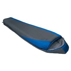 Спальный мешок Btrace Nord 3000 синий/серый с правой стороны
