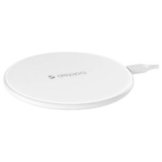 Беспроводное зарядное устройство Deppa (Qi Fast Charger 10W стандарт Qi белый)