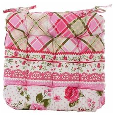KILUX / Подушка на стул из рогожки и поролоновой крошки, 40х40 см