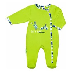 Комбинезон детский Lucky Child Маленький гонщик размер 68-74, салатовый