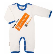 Комбинезон детский Lucky Child Одноклассники размер 56-62, белый