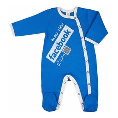 Комбинезон детский Lucky Child Интернет. Facebook размер 56-62, синий
