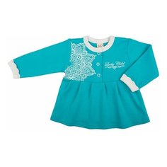 Кофта детская Lucky Child Ретро размер 62-68, бирюзовый