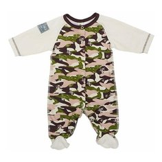 Комбинезон детский Lucky Child Милитари размер 56-62, милитари