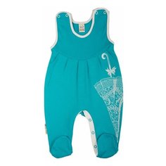 Ползунки детские Lucky Child Ретро размер 80-86, бирюзовый