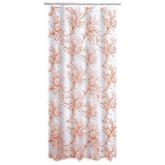 Штора для ванных комнат RIDDER Coral оранжевый 180*200