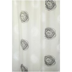 Штора для ванных комнат RIDDER Pamuk бежевый/коричневый 180*200