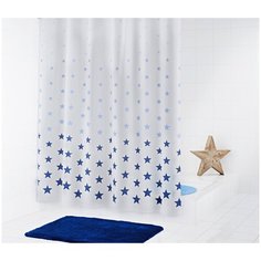 Штора для ванных комнат RIDDER Stella синий 180Х200