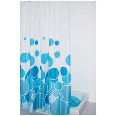 Штора для ванных комнат RIDDER Kani синий/голубой 180*200, Aqm