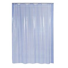 Штора для ванных комнат RIDDER Brillant полупрозрачный голубой 180*200