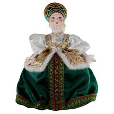 Кукла коллекционная Потешного промысла в русском традиционном костюме. Кукла на чайник. Потешный промысел