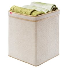 Корзина для хранения Casy Home с ручками бежевая BA-053