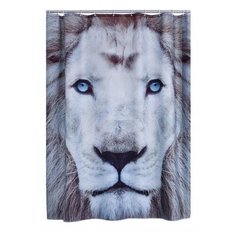 Штора для ванных комнат RIDDER Leo серый 180*200