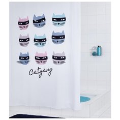 Штора для ванных комнат RIDDER Catgang цветной 180*200