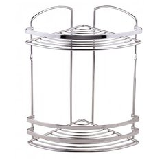 Полка в ванную угловая BK082SSS 2 яруса 20*20*32 нерж.сталь глянцевый Tekno Tel