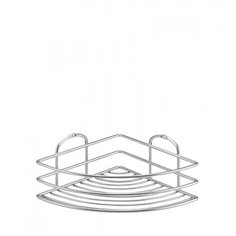 Полка в ванную угловая BK021SSS 1 ярус 20*20*9 нерж.сталь глянцевый Tekno Tel