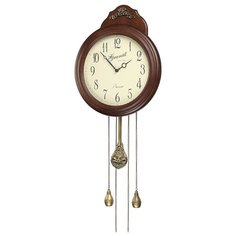 Часы настенные большие деревянные с маятником Granat GB 16317 размер 29,1х34,5 см Гранат