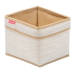 CASY HOME Корзина ВА-01 18х15х15 см white