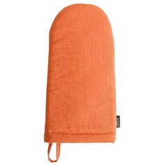 Варежка-прихватка Tkano из хлопка оранжевого цвета Russian North, 31х15 см