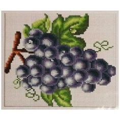 Алмазная мозаика NKF Виноград 28.3х28.3 см квадратные стразы