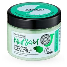 Скраб для тела Mint Sorbet Тонизирующий Skin Evolution Natura Siberica 400 г
